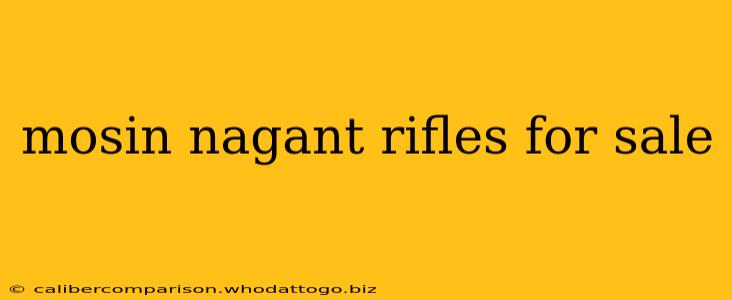 mosin nagant rifles for sale