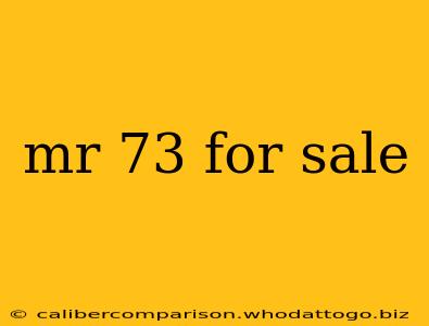 mr 73 for sale