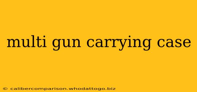 multi gun carrying case