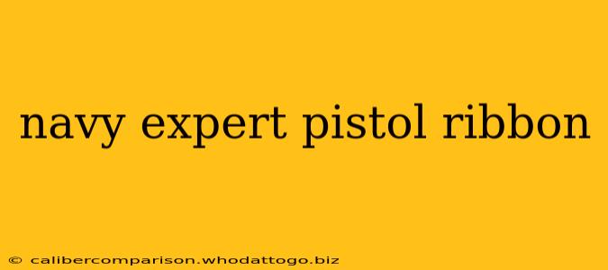 navy expert pistol ribbon