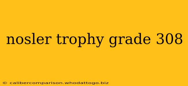 nosler trophy grade 308