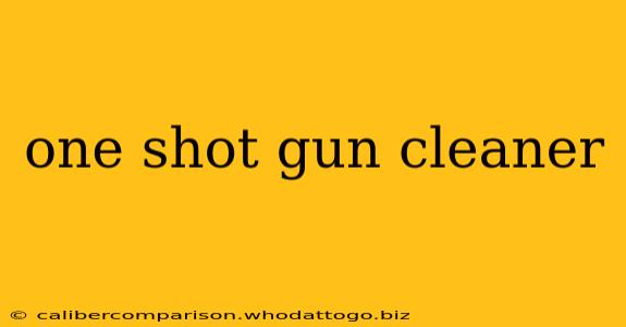 one shot gun cleaner