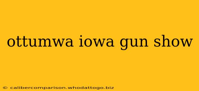 ottumwa iowa gun show