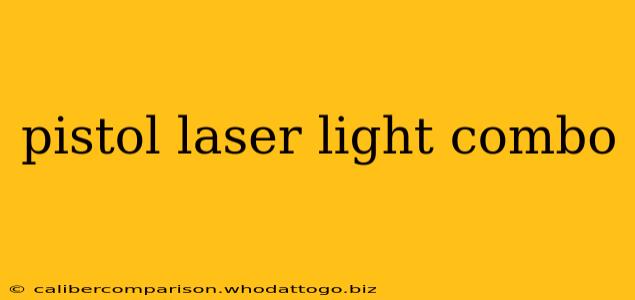 pistol laser light combo