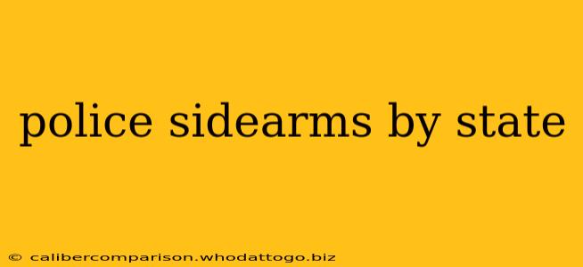 police sidearms by state