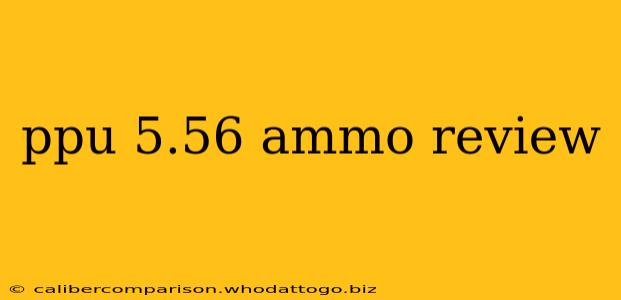 ppu 5.56 ammo review