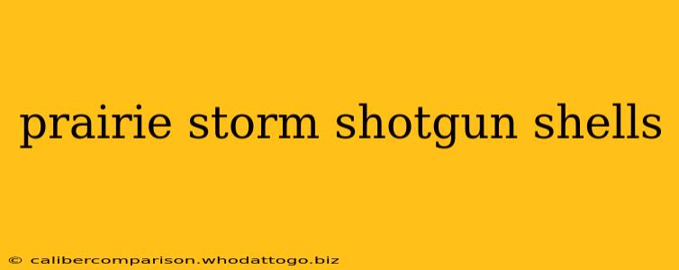 prairie storm shotgun shells