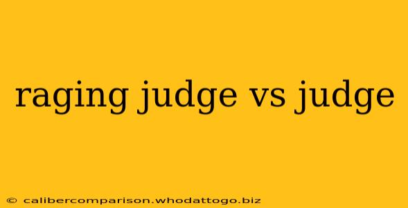 raging judge vs judge