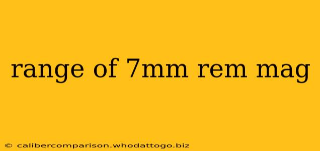 range of 7mm rem mag