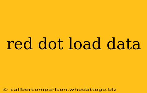 red dot load data