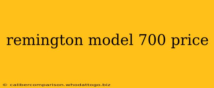 remington model 700 price