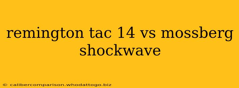 remington tac 14 vs mossberg shockwave