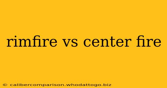 rimfire vs center fire