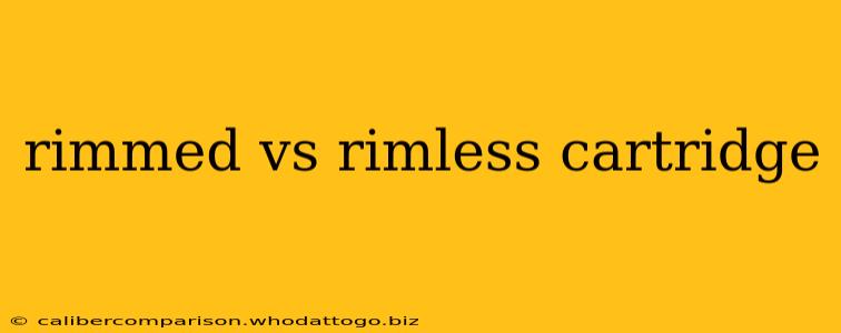 rimmed vs rimless cartridge