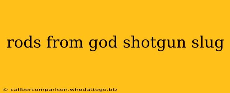 rods from god shotgun slug