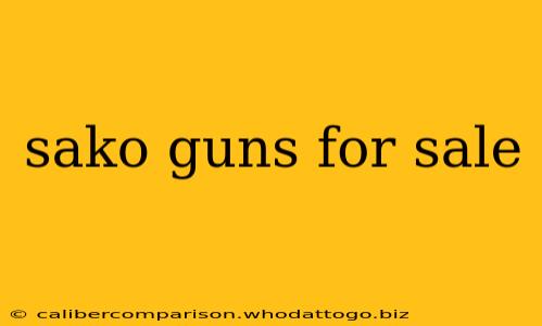 sako guns for sale