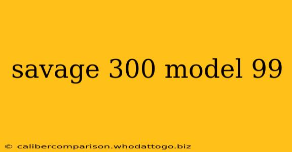 savage 300 model 99