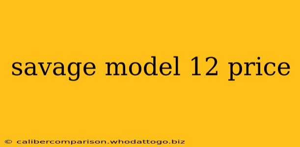 savage model 12 price