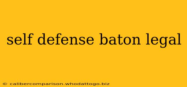 self defense baton legal