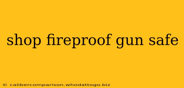 shop fireproof gun safe