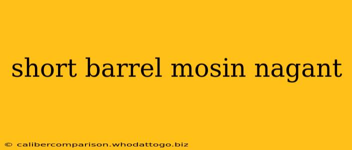 short barrel mosin nagant