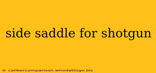 side saddle for shotgun