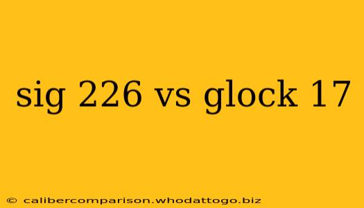 sig 226 vs glock 17