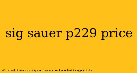 sig sauer p229 price