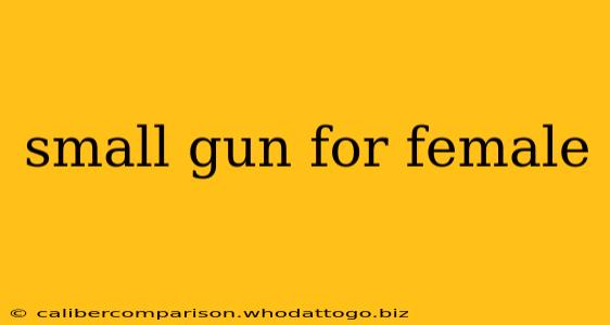 small gun for female