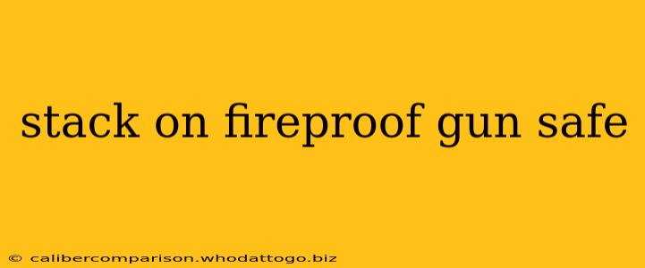 stack on fireproof gun safe