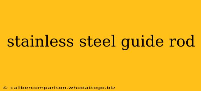 stainless steel guide rod