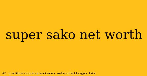 super sako net worth