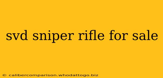 svd sniper rifle for sale