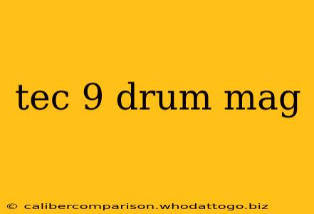 tec 9 drum mag