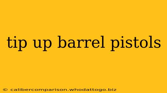 tip up barrel pistols