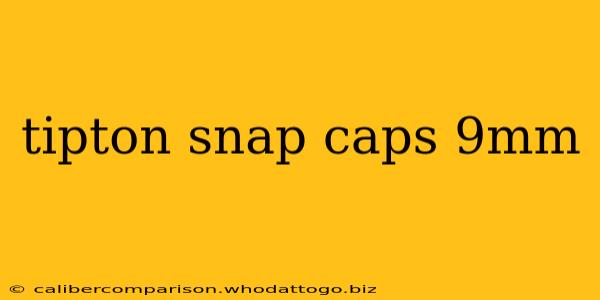 tipton snap caps 9mm