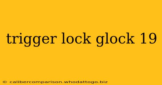 trigger lock glock 19