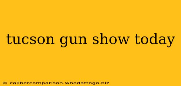 tucson gun show today