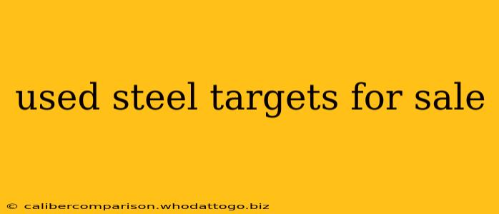 used steel targets for sale