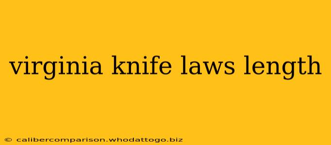 virginia knife laws length