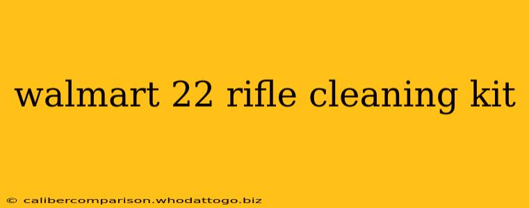 walmart 22 rifle cleaning kit