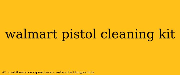 walmart pistol cleaning kit