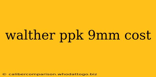 walther ppk 9mm cost