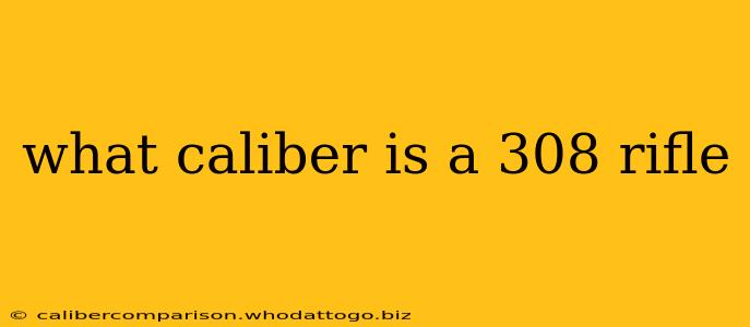 what caliber is a 308 rifle