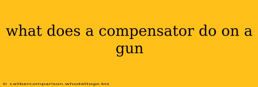 what does a compensator do on a gun