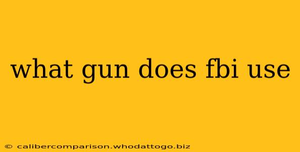 what gun does fbi use