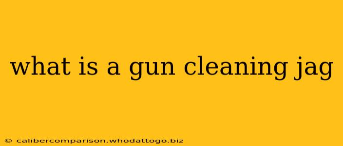 what is a gun cleaning jag