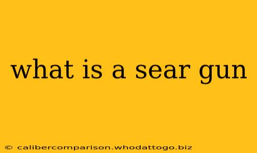 what is a sear gun