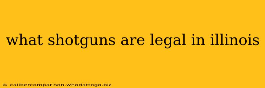 what shotguns are legal in illinois