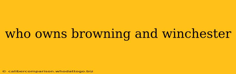 who owns browning and winchester